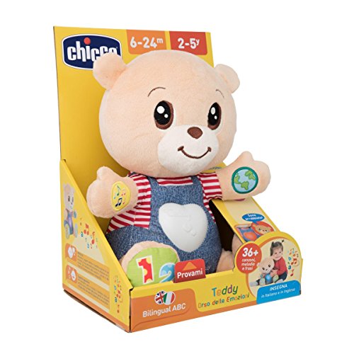 Chicco- Teddy enseña emociones, Multicolor (Artsana Spain 00007947000040)