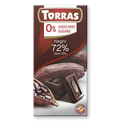 Chocolate Negro 72% Cacao Torras 75 g