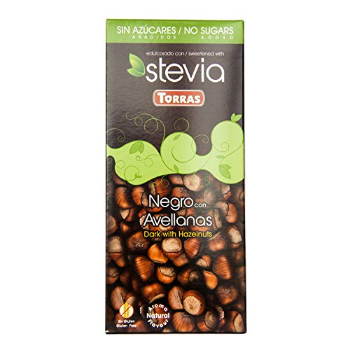 Chocolate Negro Avellanas Stevia - Sin Azúcar