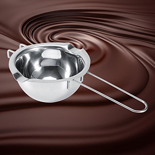 chocolate para derretir, Baño María (acero inoxidable, 400 ml Melting Pot Pan Herramienta de Cocina para la calefacción del leche, de mantequilla o del chocolate