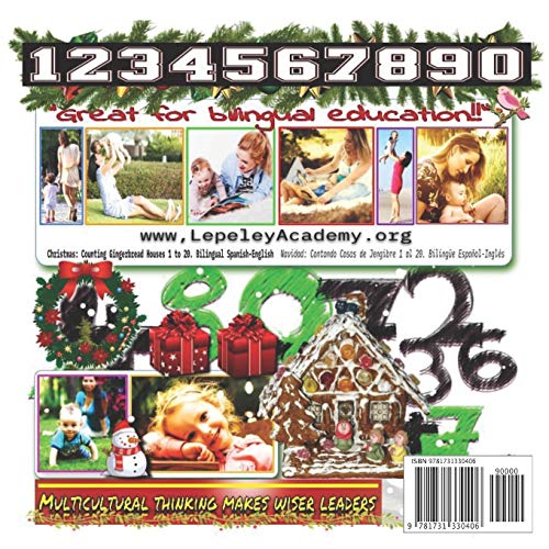 Christmas: Counting  Gingerbread Houses 1 to 20. Bilingual Spanish-English. Bonus Chapter!: Navidad:  Contando  Casas de Jengibre 1 al 20. Bilingüe ... Extra! (Christmas with Bonus Chapter)