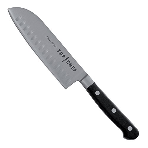 Chroma Top Chef Premium - Juego de cuchillos Santoku (3 piezas, cuchillo de trinchar, cuchillo y pelador)