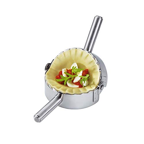 CHSEEO Juego de 1 Moldes para Ravioli de Acero Inoxidable Cortadores de Ravioli Molde para Empanadillas Prensa de Masa Pastas Ideales para Hacer Raviolis, Empanadillas o Galletas #7