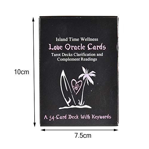 cici 54 Island Time Wellness Love Oracle Cards Tarot Card Adivinación Tarjetas de Juego de Mesa