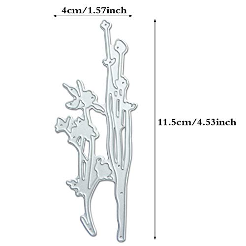 CKANDAY Paquete de 3 Troqueles de Corte metálico, Plantilla de anidamiento de moldes de Plantilla de Estampado en 3D para DIY Scrapbooking Álbum Carta Decorativa Tarjeta de Papel Artesanía Máquina