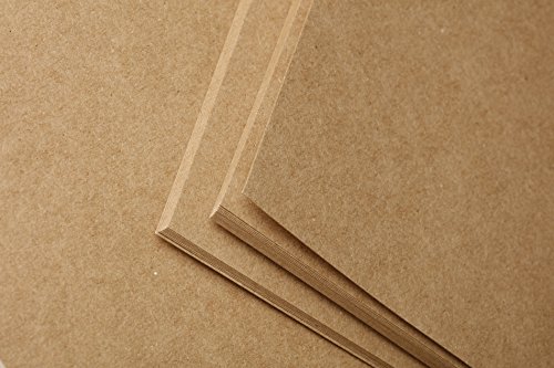 Clairefontaine Cuaderno de Papel Kraft (A4, 90 g), Color marrón, Blanco