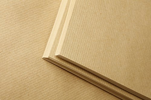 Clairefontaine Cuaderno de Papel Kraft (A4, 90 g), Color marrón, Blanco