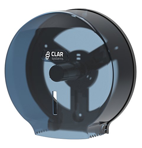 Clar Systems P3000PT Dispensador de Papel Higiénico en Rollo, Transparente