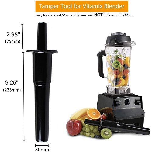 Clarashop Vitamix Accelerator 64OZ Accesorios del Mezclador para el reemplazo de Herramientas a Prueba de manipulaciones Contenedor/Soporte Adecuado para Vitamix 5200 5000