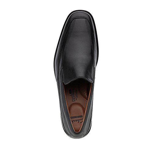 Clarks Tilden Free - Zapatos de cuero para hombre, Negro (Black Leather), 45