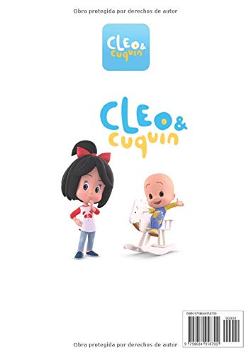 Cleo y Cuquín para colorear: Pinta y colorea con Cleo y Cuquín para niños y niñas (Familia Telerín Libro para colorear)