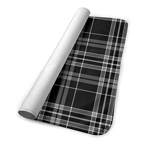 Clergy Grey And Black Tartan, Bed Pad Washable Waterproof Urine Pads for Baby Toddler Children and Adults 31.5 X 25.5 inch