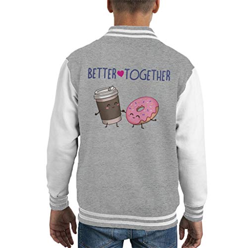 Cloud City 7 Better Together Coffee and Doughnuts Kid's Varsity Jacket