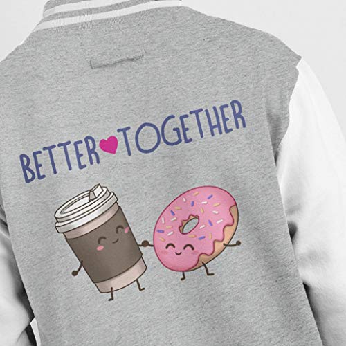 Cloud City 7 Better Together Coffee and Doughnuts Kid's Varsity Jacket