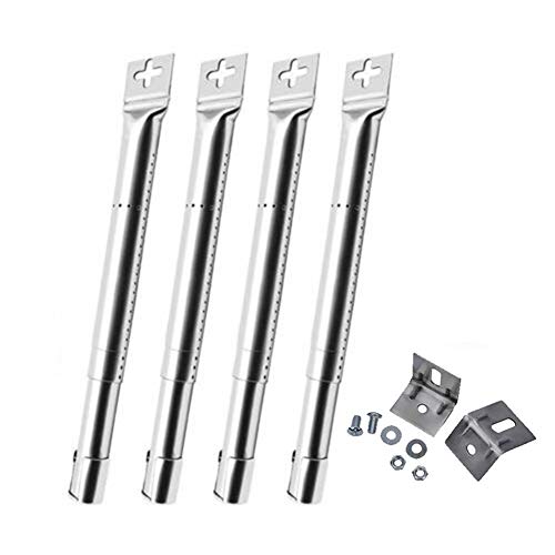 Cocina Alimentos coladores, Quemadores de tubo de cocina reemplazo 4PCS Parrilla tubo Quemadores escalable Parrilla de gas universal de reemplazo de acero inoxidable