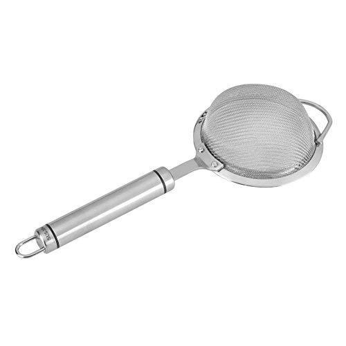 Colador Fino de Malla de Acero Inoxidable Colador de Cocina Filtro de Cocina para Huevo Té Arroz Jugo 26.5cm / 10.4 Pulgadas Diámetro 10cm / 3.9 Pulgadas