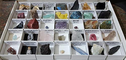 Coleccion de minerales del mundo, 40 unidades