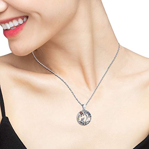 Colgante Arbol de la Vida, Collar de Plata Esterlina para Mujer, Regalo de la JoyeríA