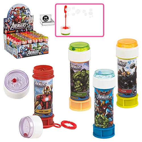 ColorBaby - Caja pomperos Avengers con 36 Unidades de 60 ml (24608)