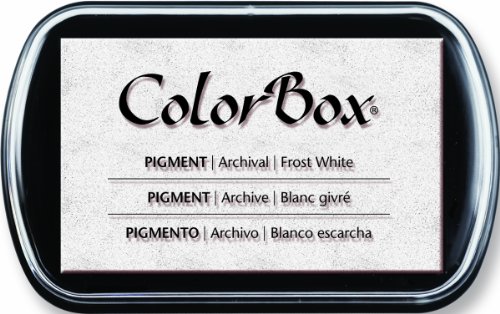 ColorBox Tinta pigmentada Pad, Blanco Escarcha