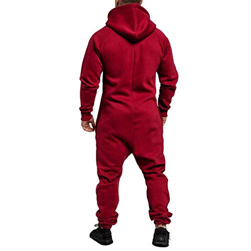 Colores Lisos Hoody Todo en un Zip Hoodie Mono Nuevo Diseñador Hombre Onesie Mono Playsuit Todas en uno Pieza Hombres Uno Cremallera Onesie Capucha Playsuit Todas In Uno Pieza