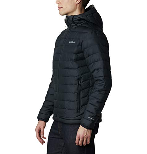 Columbia Powder Lite Chaqueta para Hombre, Negro, M