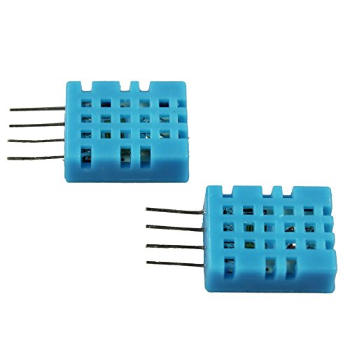 com-four® Sensor Digital de Humedad y Temperatura 2X DHT11 Sensor para Raspberry y Arduino (DHT11-2 Piezas)