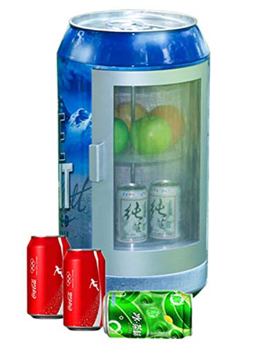 Conveniente y simple de almacenamiento del refrigerador Bebidas Cerveza Vitrina pequeña Frigorífico pequeño tambor Cola de hielo for coches y Casas