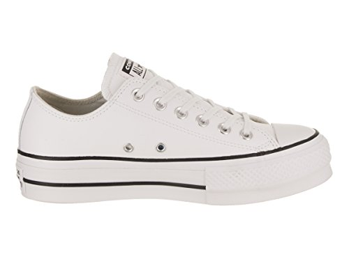 Converse Chuck Taylor CTAS Lift Clean Ox, Zapatillas para Mujer, Blanco (White/Black/White 102), 36 EU