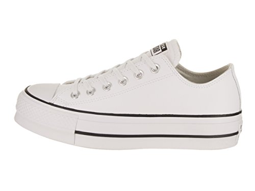 Converse Chuck Taylor CTAS Lift Clean Ox, Zapatillas para Mujer, Blanco (White/Black/White 102), 36 EU