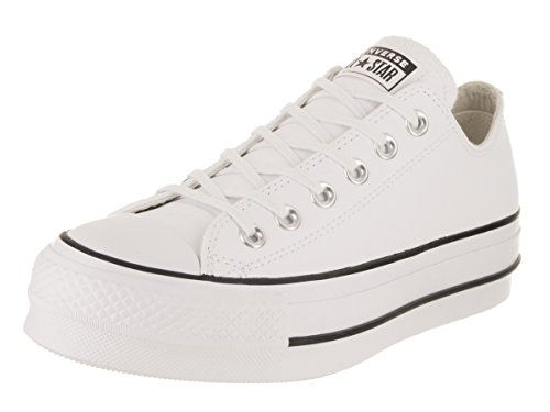 Converse Chuck Taylor CTAS Lift Clean Ox, Zapatillas para Mujer, Blanco (White/Black/White 102), 36 EU