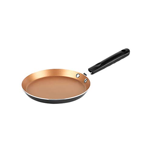 Cookware home Pan Crepe, Antiadherente Recubierto Crepe máquina de Crepes Pan for encimera de Gas y la Placa de inducción, de Aluminio (Size : 18 * 2cm)