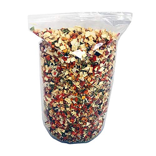 Copos de Verdura y Fruta Deshidratadas para Perros (800g) | Sin Cereales | 100% Natural | Ideal para Dietas Caseras o Barf | Lo Mejor de la Huerta