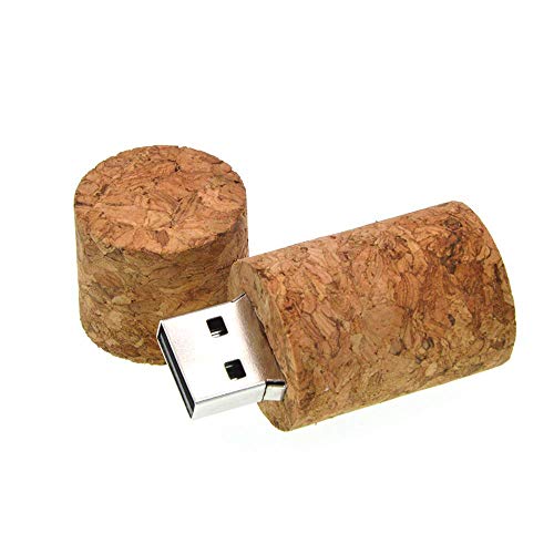 Corcho Botella De Vino 16 GB - Memoria Almacenamiento de Datos – USB Flash Pen Drive Memory Stick