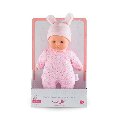 Corolle - 9000100150- Muñeco bebé Sweet Heart 30cm con Pijama Rosa Claro - Aroma Vainilla