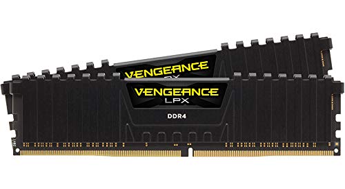 Corsair Vengeance LPX Módulo de Memoria de Alto Rendimiento, 32GB ,2 x 16GB, DDR4 3200MHz XMP 2.0 C16, Negro