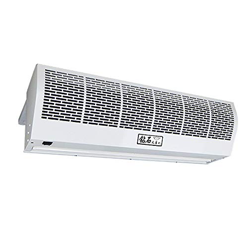 Cortina de Aire Industrial Comercial máquina de Alta Potencia de Interior almacén fábrica Cortina de Aire máquina Aire Acondicionado Ventilador Ventilador de Pared - Blanco