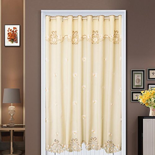 Cortinas de Puerta de Tela Dormitorio Ventana de bahía de café Dormitorio de Cocina FANJIANI (Size : L120*W150cm)