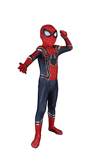 CosplayLife Disfraz de Iron Spider-Man para niños (Iron Kids, M)