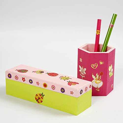 Creativ Company 577330 -Caja de almacenaje, madera de 20 x 6 x 6 cm