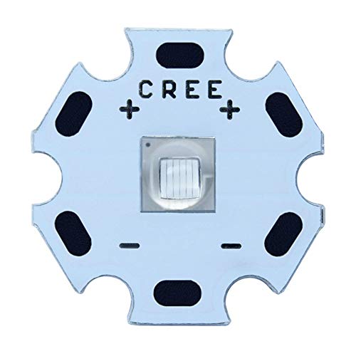 CREE XML2 XM-L2 T6, Maidodo 10W LED de alta potencia diodo emisor COB de alta potencia LED chips de lámpara, 20 mm PCB para bricolaje, aluminio, Blanco frío,10 piezas