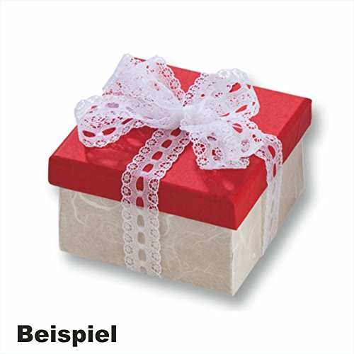 Creleo 790258 de cartón para-de Cajas de Rectangular de Manualidades y de Cajas con Tapa, 10 pcs, 7,5 x 4,5 cm