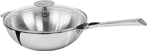 Cristel - Wok 28 CM CASTELINE Amovible INOX WOKT28Q