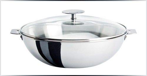 Cristel - Wok 28 CM CASTELINE Amovible INOX WOKT28Q