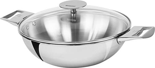 Cristel - Wok 28 CM CASTELINE Amovible INOX WOKT28Q