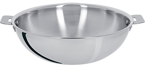 Cristel - Wok 28 CM CASTELINE Amovible INOX WOKT28Q