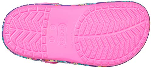 crocs 206158 Fun Lab - Sandalias para niña, diseño de mariposa, color Rosa, talla 34/35 EU