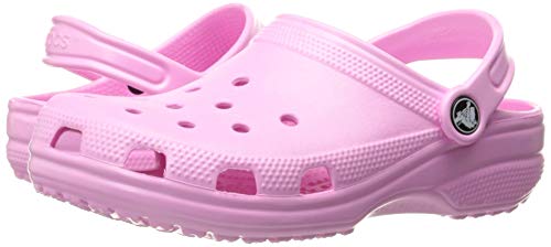 Crocs Classic Clog Kids Roomy fit Zuecos Unisex niños, Rosa (Carnation 6I2), 29/30 EU