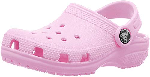 Crocs Classic Clog Kids Roomy fit Zuecos Unisex niños, Rosa (Carnation 6I2), 29/30 EU