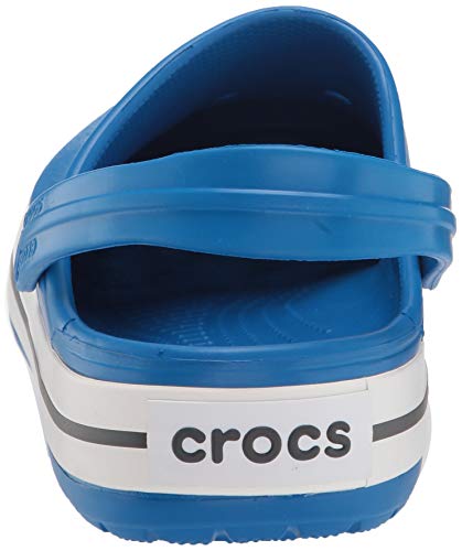 Crocs Crocband, Zuecos con Correa Unisex Adulto, Azul (Bright Cobalt/Charcoal), 42/43 EU